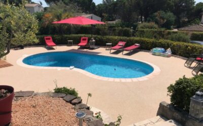 Piscine en moquette de marbre : résistance aux intempéries